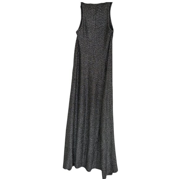 Women's Zara Metallic Knit Maxi Dress Size Large - Picture 4 of 4